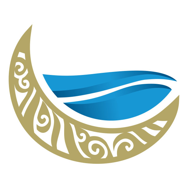 月亮和海图片下载