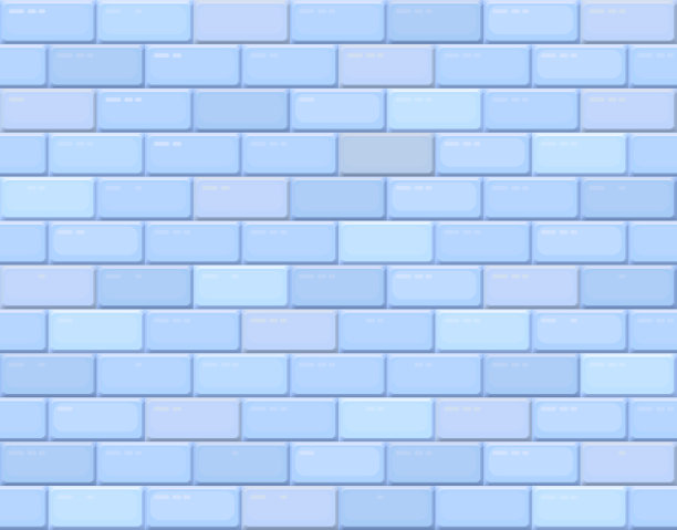 砖墙，石材无缝几何图案，混凝土纹理。向量图片下载