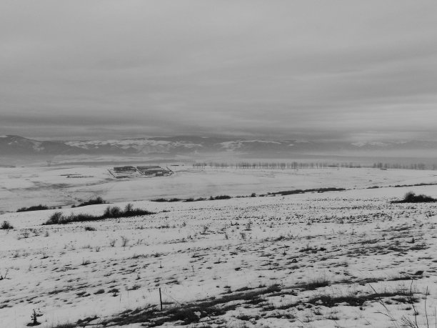 冬天的农场图片下载