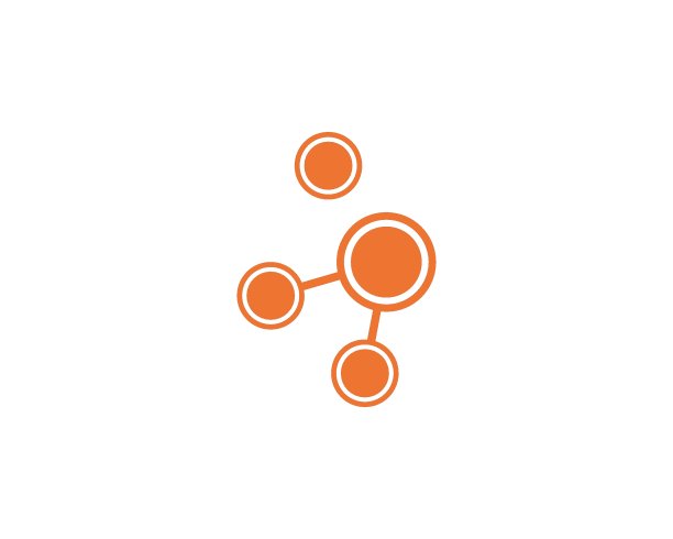 分子图标矢量设计图片下载