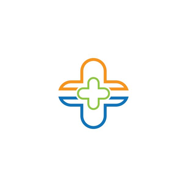 医学交叉矢量图标图片下载