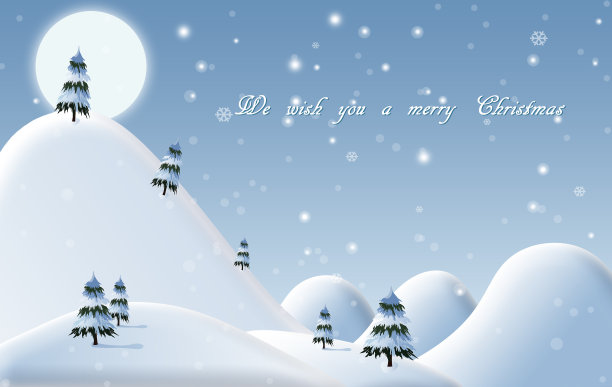 圣诞假期的插图图片下载