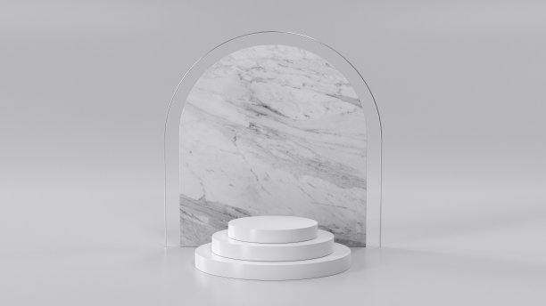 带有舞台的抽象背景。3 d渲染。图片下载