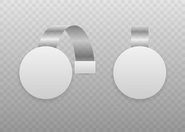 出售点标记。白色清楚圆形超市货架摆动标签。矢量插图。图片下载