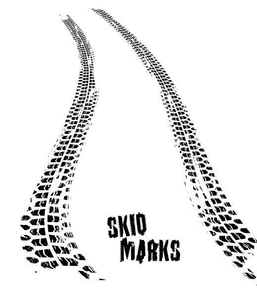 摩托车轮胎的痕迹图片下载