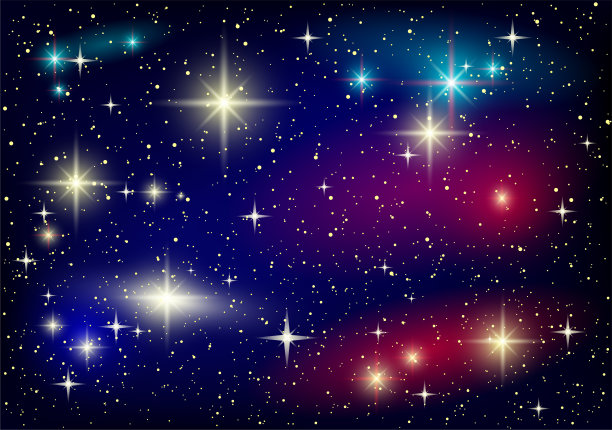 有星系和恒星的宇宙。图片下载