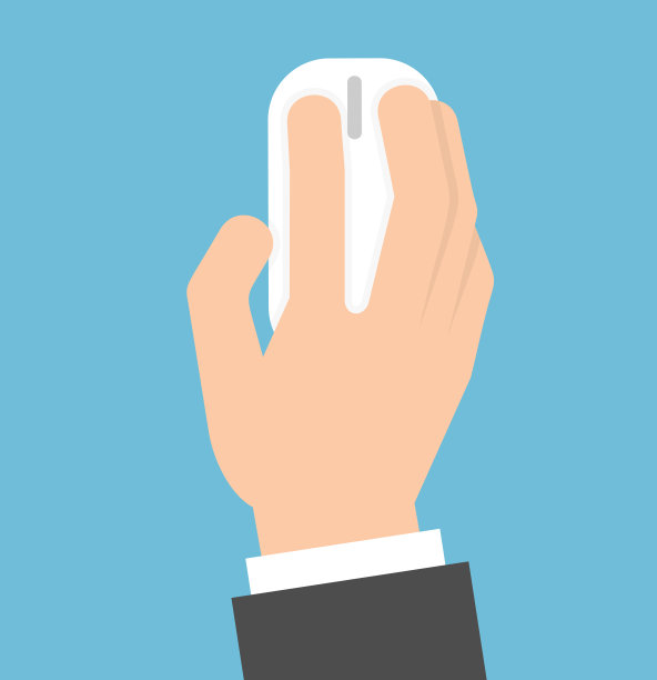 无线电脑鼠标在手图片下载