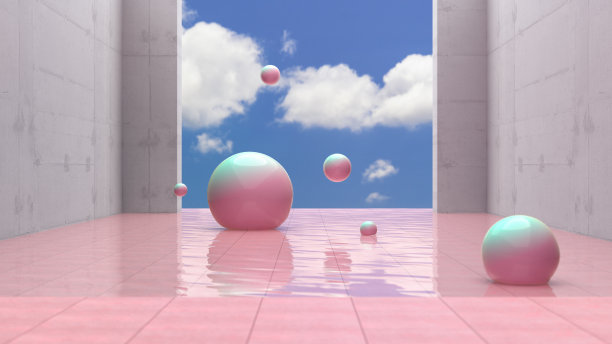 抽象的粉红色池图片下载