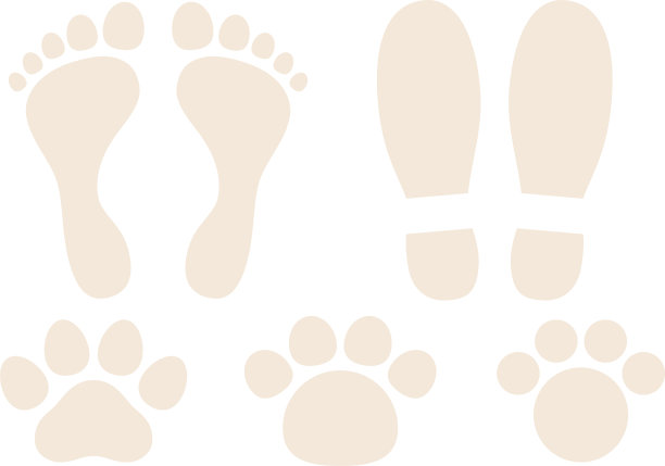 足迹图像素材收集图片下载