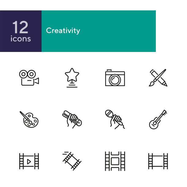 创意线图标集图片下载