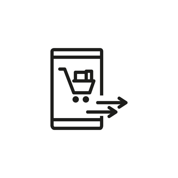 网上商店订单细线图标图片下载