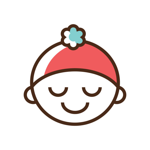 颜色图标孩子在冬天帽子图片下载