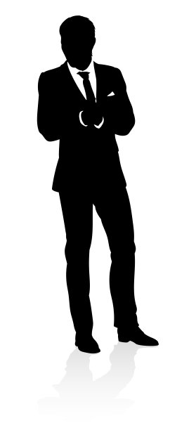 商务人士剪影图片下载