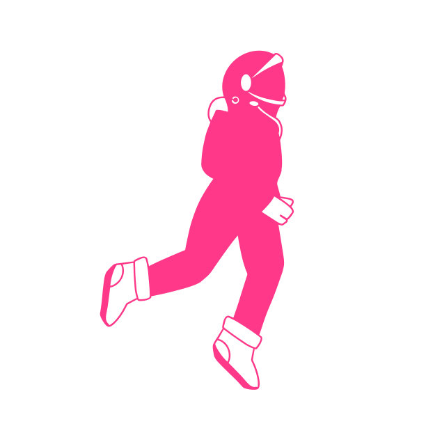 一个向量的宇航员。穿西装的宇航员。你可以改变铸造。股票插图。空间。网络的人。图片下载