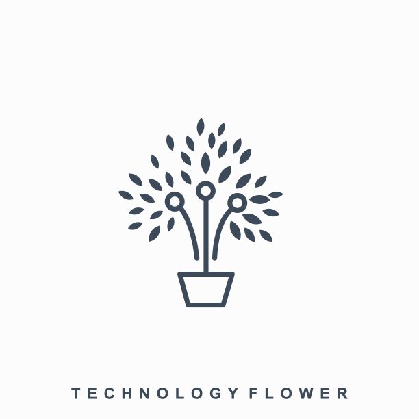 叶片自然生长插图矢量设计模板图片下载