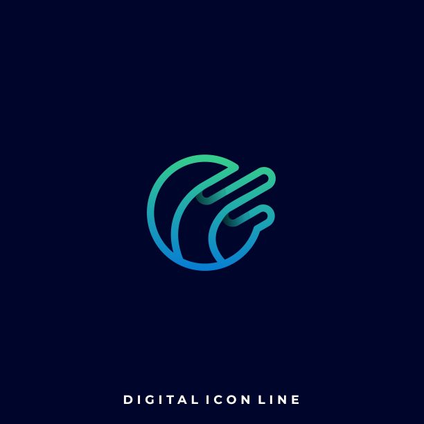 抽象球面插图矢量设计模板图片下载