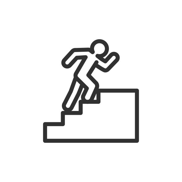 男人爬上楼梯图片下载