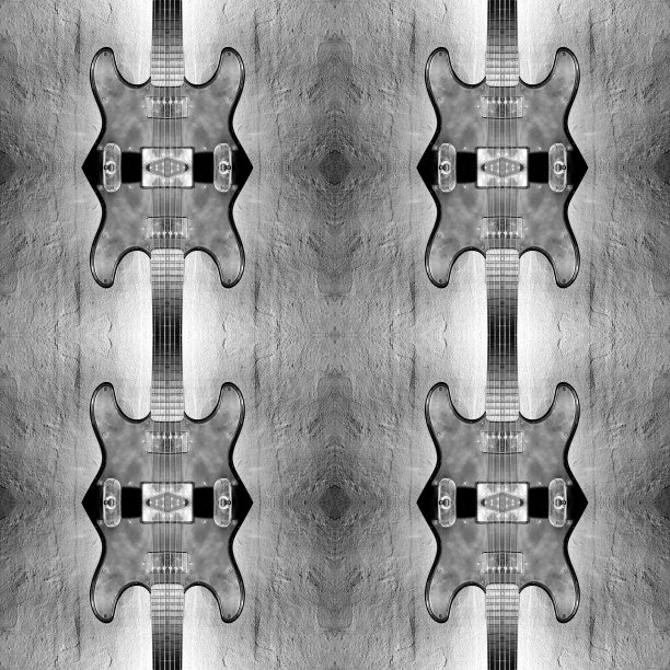 吉他无缝模式图片下载