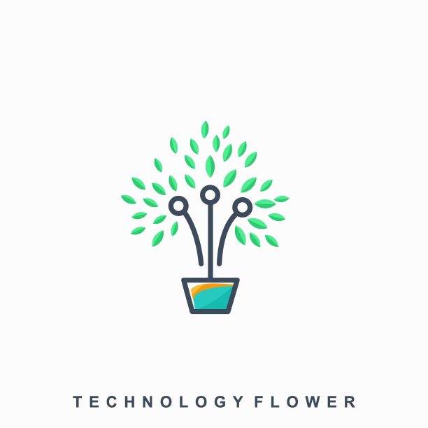 叶片自然生长插图矢量设计模板图片下载