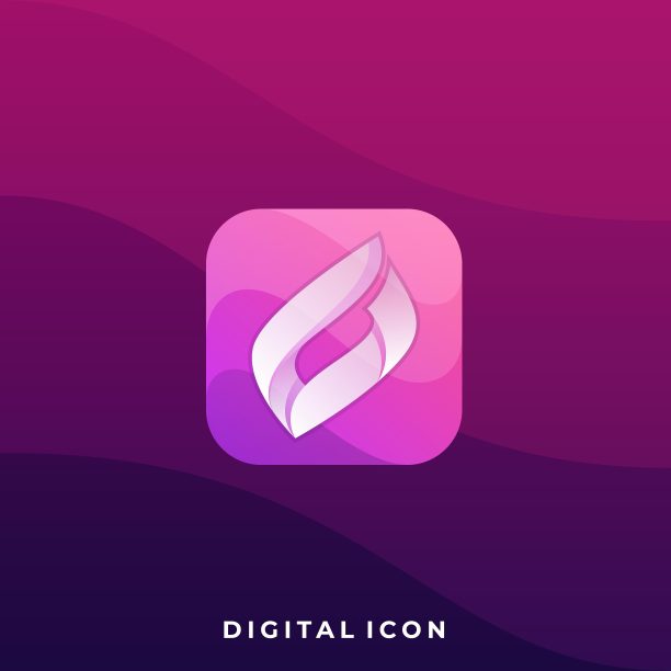 数字媒体图标彩色插图矢量设计模板图片下载