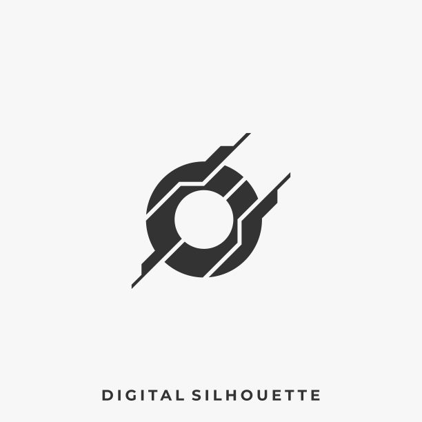 圆技术插图矢量模板图片下载