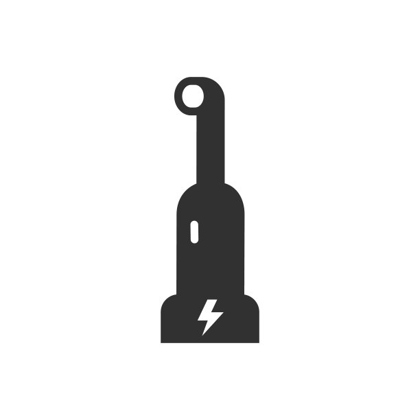 电动牙刷放在充电站上图片下载