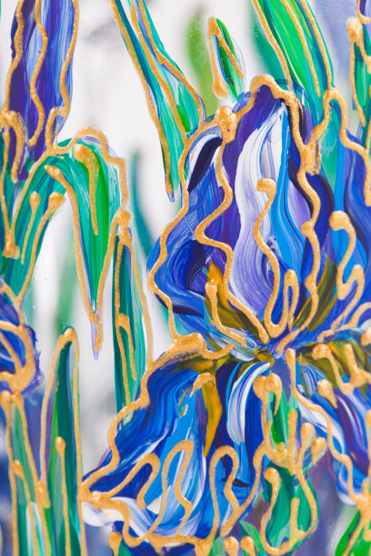 画美丽的花。图片下载