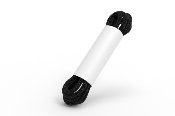 空白鞋带品牌和模拟。3 d渲染插图。图片下载