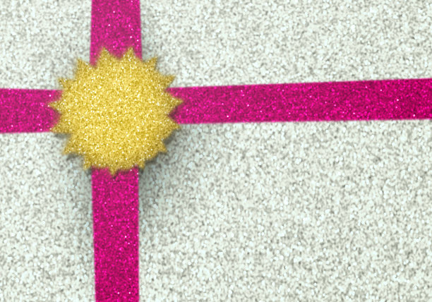 插图古雅的礼物背景制作的闪光材料。图片下载