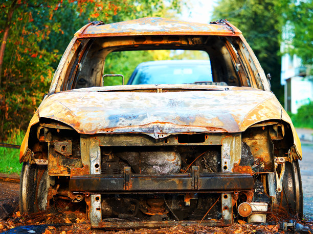 车祸后的交通事故背景图片下载