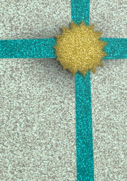 插图古雅的礼物背景制作的闪光材料。图片下载