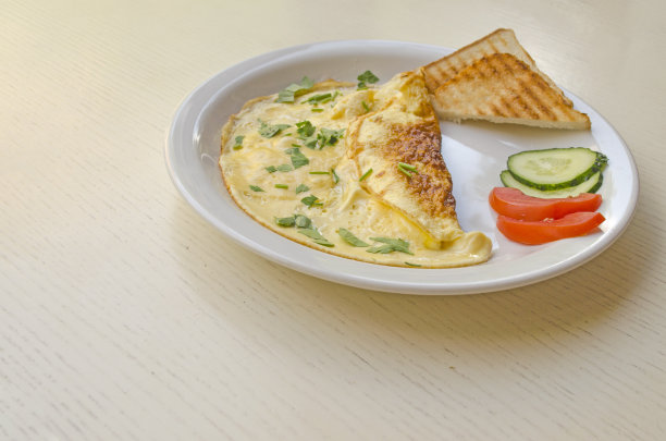 炒蛋靠近。健康的早餐图片下载