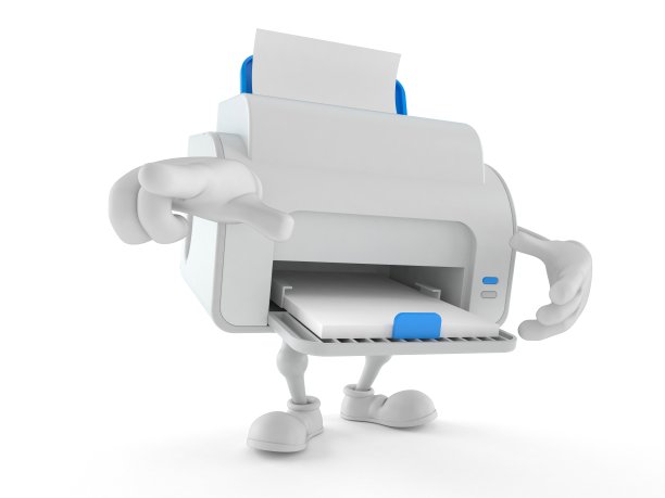 打印机字符指向手指图片下载