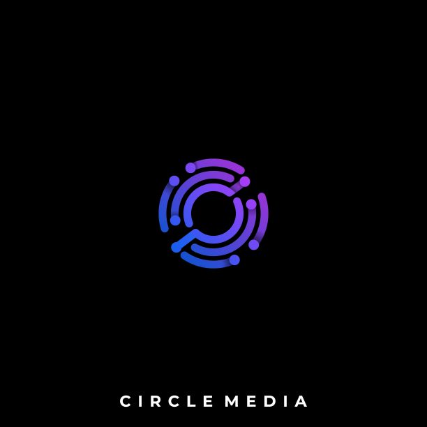 抽象圆插图矢量设计模板图片下载