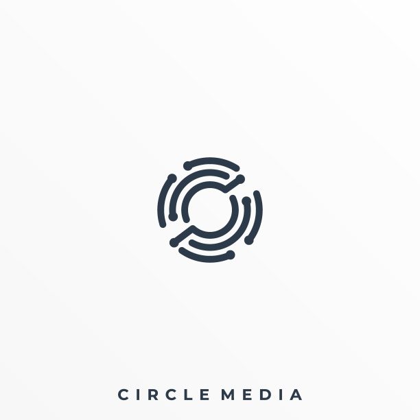 抽象圆插图矢量设计模板图片下载