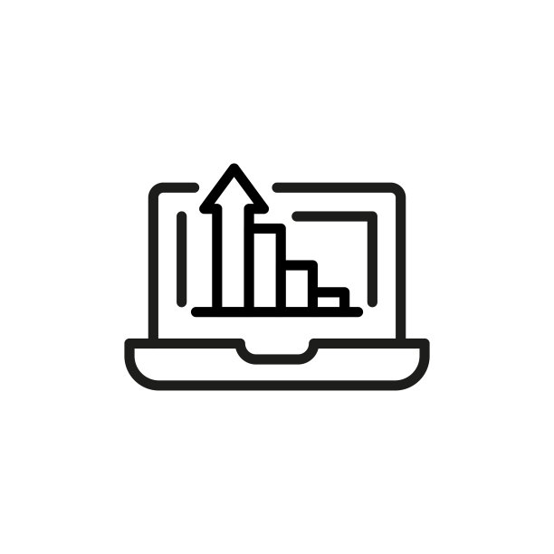 简单IT分析线条图标图片下载