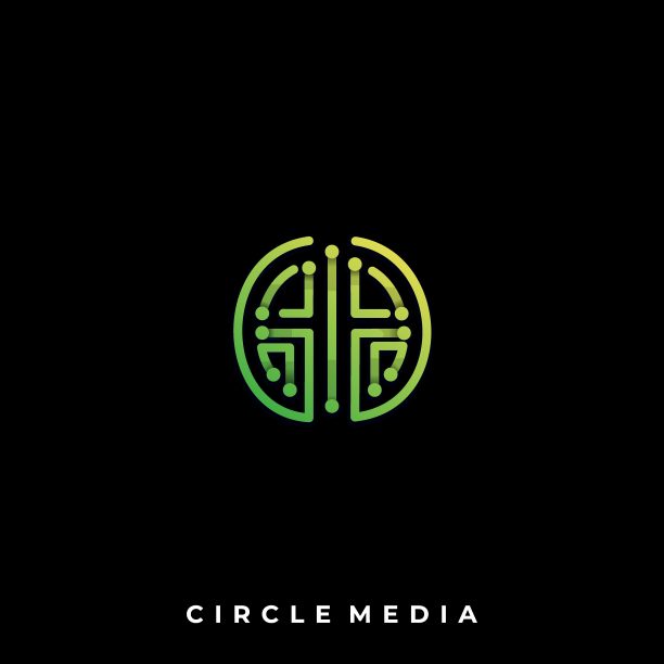 抽象圆插图矢量设计模板图片下载