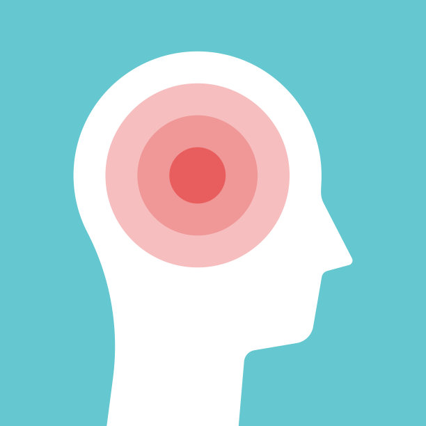 头部轮廓，疼痛，头痛图片下载