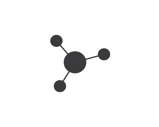 分子矢量图标插图图片下载