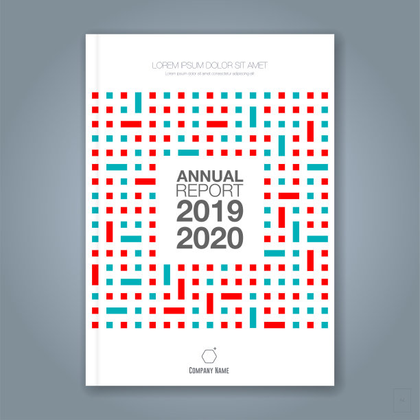 抽象最小的几何背景为商业年度报告书封面小册子传单海报图片下载
