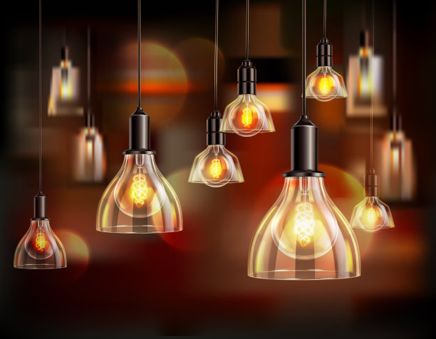 玻璃灯罩背景图片下载