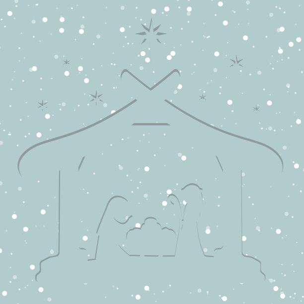 基督诞生的场景图片下载