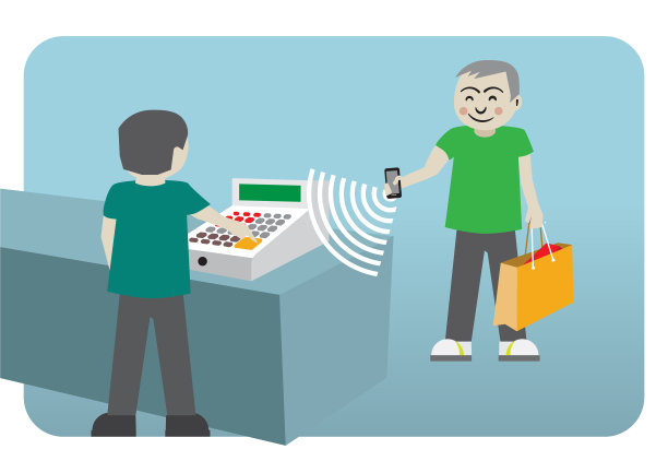 非接触式支付系统图片下载