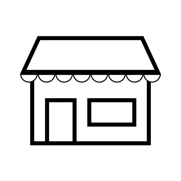 房屋图标矢量插图图片下载