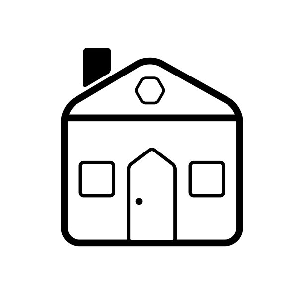 房屋图标矢量插图图片下载