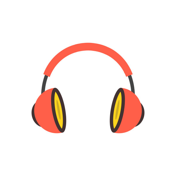 平放式耳机。矢量插图。图片下载