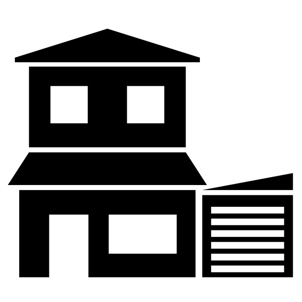 房屋图标矢量插图图片下载