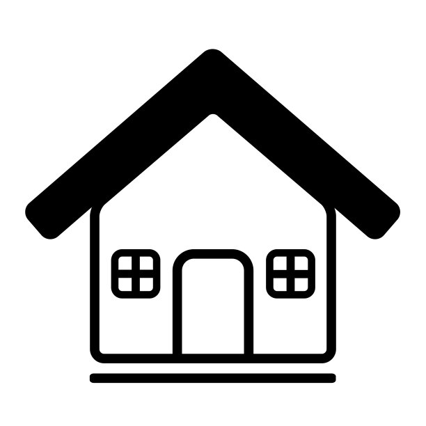 房屋图标矢量插图图片下载