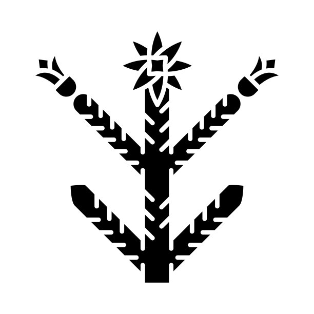 仙人掌字形图标图片下载