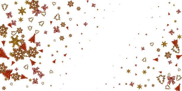 新年晚会背景。2020年圣诞庆祝模式。圣诞金饰孤立在白色。节日喜庆庆祝概念。横幅模拟的产品或设计内容的显示图片下载